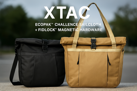 Why ECOPAK™ Sailcloth and Fidlock® Hardware Make the XTAC Bag a Game-Changer for Travelers