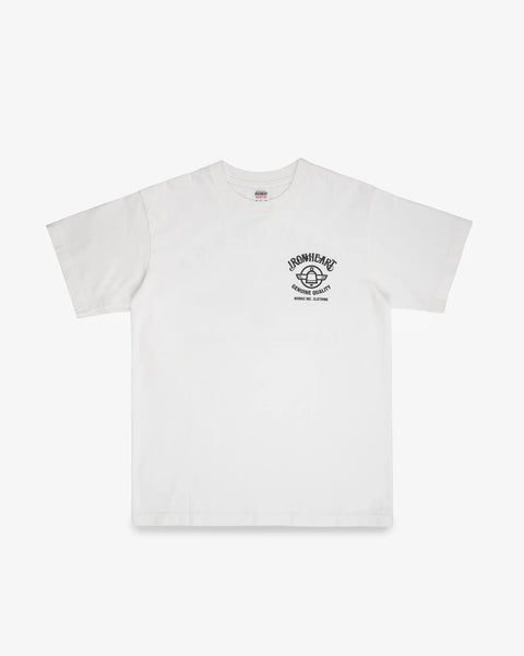 7.5oz Printed Loopwheel Crew Neck T-Shirt IHT-2502 - White