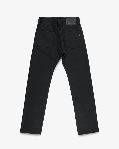 21oz Selvedge Denim Straight Cut Jeans IH634S-SB - Superblack (Non-Fade)