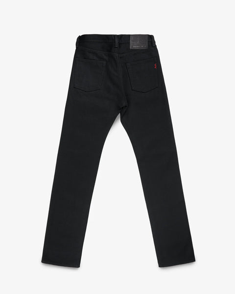 21oz Selvedge Denim Relaxed Tapered Cut - IH888S-SB - Superblack (Non-Fade)