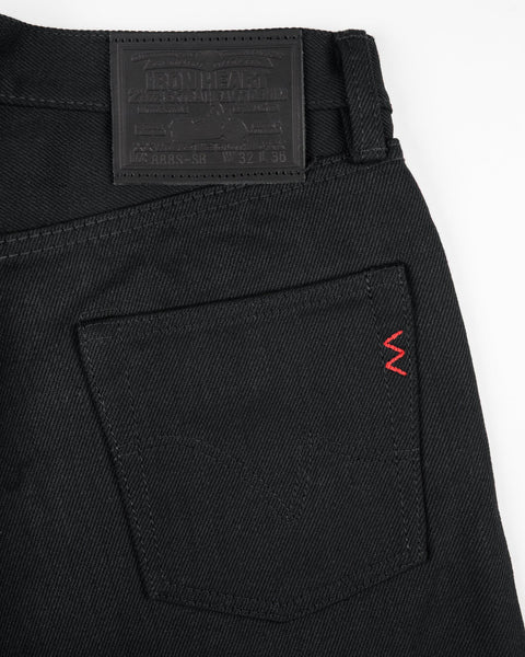 21oz Selvedge Denim Relaxed Tapered Cut - IH888S-SB - Superblack (Non-Fade)