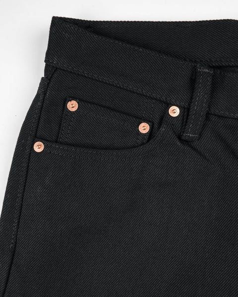 21oz Selvedge Denim Relaxed Tapered Cut - IH888S-SB - Superblack (Non-Fade)