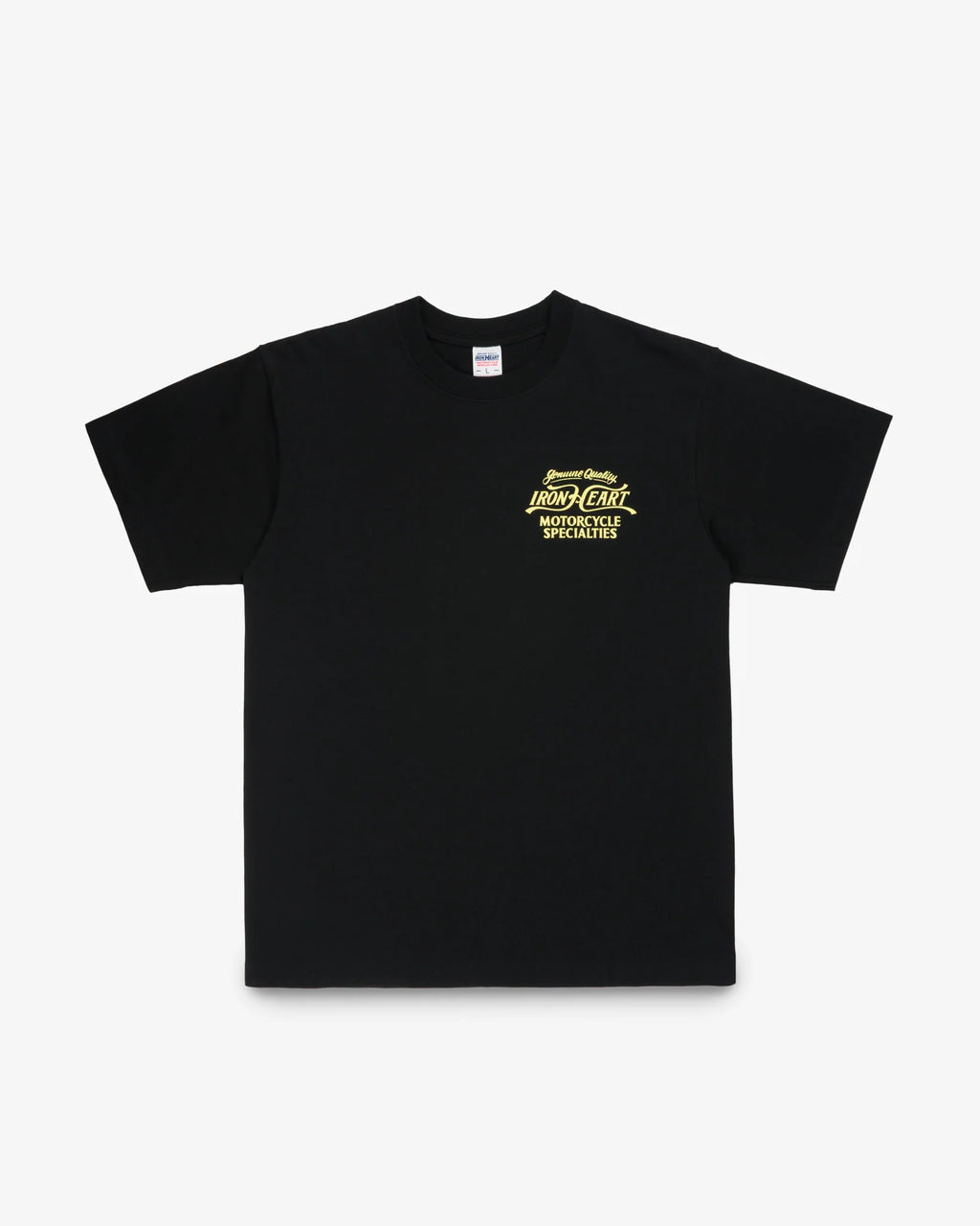 7.5oz Printed Loopwheel Crew Neck T-Shirt IHT2505 Black
