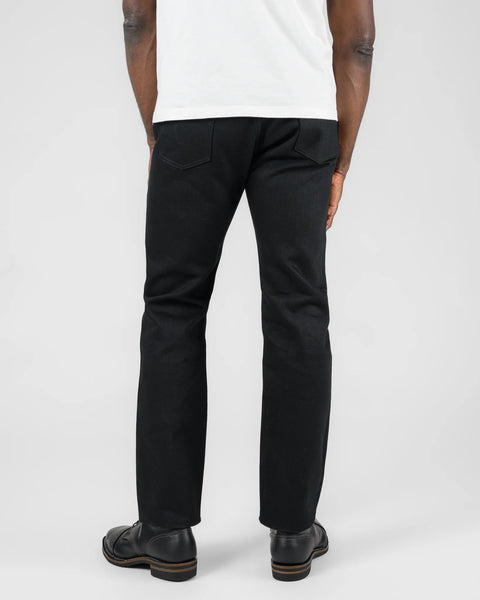 21oz Selvedge Denim Relaxed Tapered Cut - IH888S-SB - Superblack (Non-Fade)