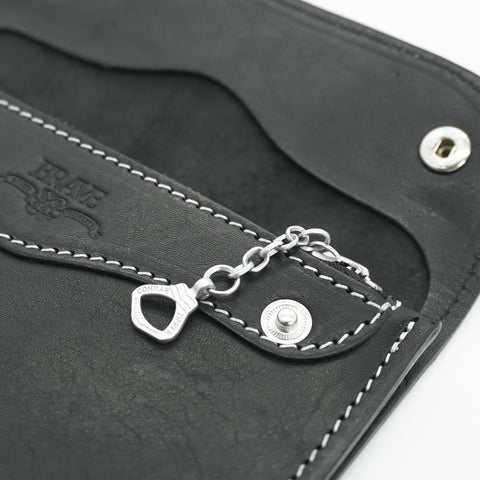 OGL BRAVE Allsize Trucker Horsehide Wallet Black