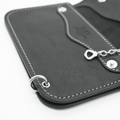 OGL BRAVE Allsize Trucker Horsehide Wallet Black