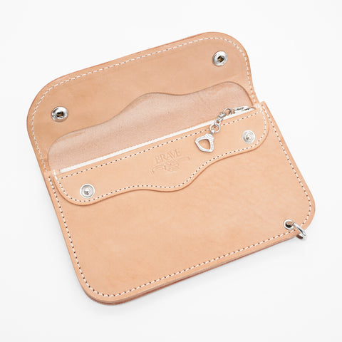 OGL BRAVE Allsize Trucker Horsehide Wallet Natural