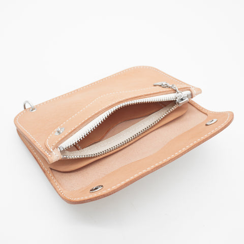 OGL BRAVE Allsize Trucker Horsehide Wallet Natural