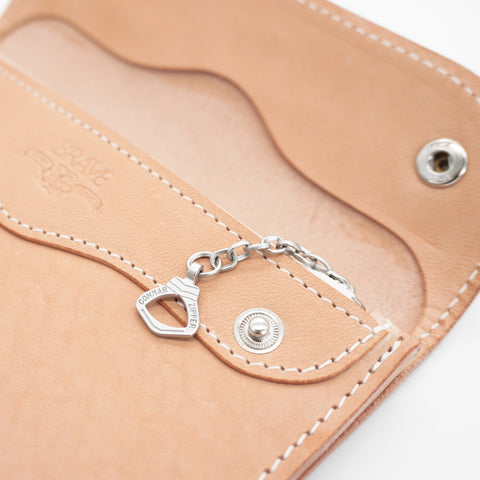 OGL BRAVE Allsize Trucker Horsehide Wallet Natural