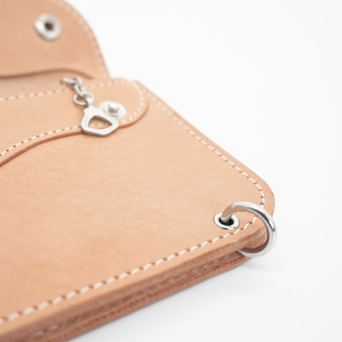 OGL BRAVE Allsize Trucker Horsehide Wallet Natural