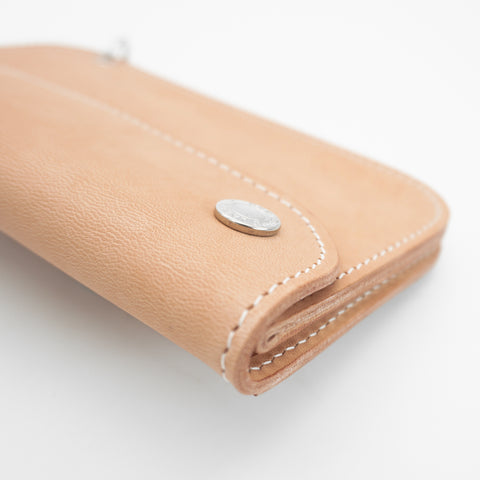 OGL BRAVE Allsize Trucker Horsehide Wallet Natural