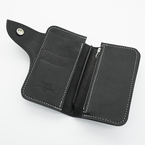 OGL BRAVE Condor Mid Horsehide Wallet Black