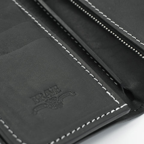 OGL BRAVE Condor Mid Horsehide Wallet Black