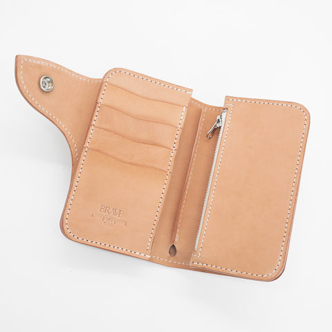 OGL BRAVE Condor Mid Horsehide Wallet Natural