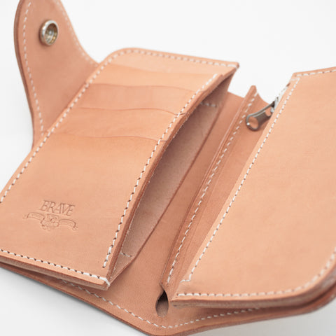 OGL BRAVE Condor Mid Horsehide Wallet Natural