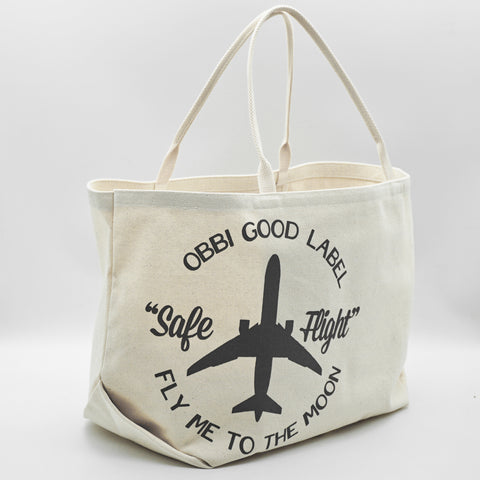 OGL 9981 BEG TOTE SHOPPING
