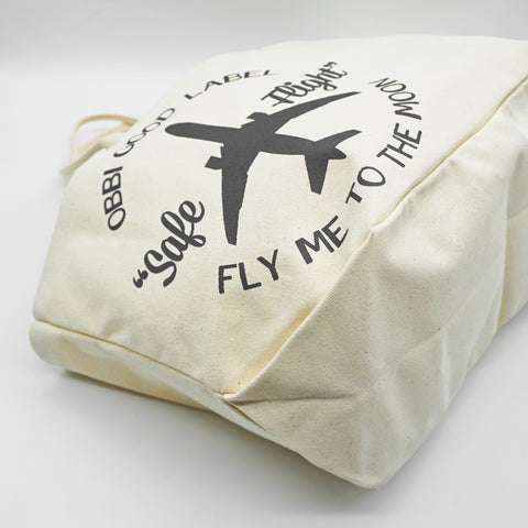 OGL 9981 BEG TOTE SHOPPING