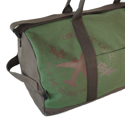 OGL FMTTM Two-Tone Travelling Duffel Bag Green