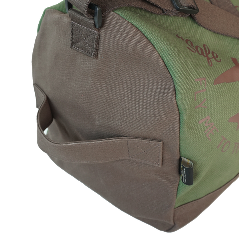 OGL FMTTM Two-Tone Travelling Duffel Bag Green