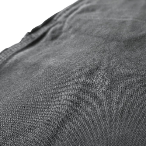 HGS Painter’s Pants Black fabric close-up view, rugged workwear pants by Heritage General Store