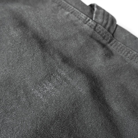 HGS Painter’s Pants Black fabric close-up view, rugged workwear pants by Heritage General Store
