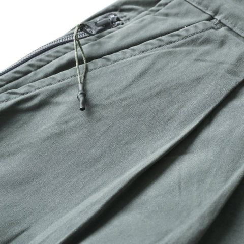 HGS Pleated Jester Pants in Grey pleats view, rugged workwear pants by Heritage General Store