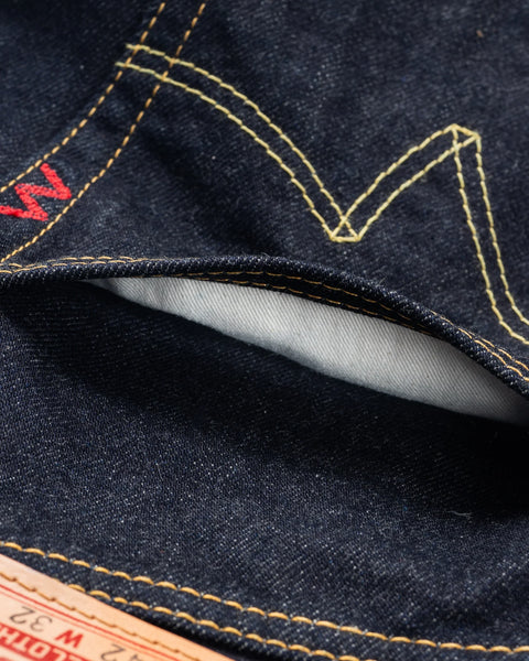 14oz Selvedge Denim "1955" Vintage Tapered Jeans IH-1955S-142 - Indigo