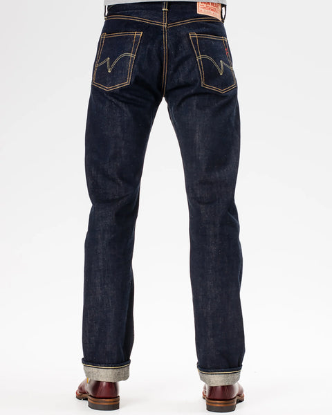 17oz Selvedge Denim Straight Cut Jeans IH634-N - Natural Indigo
