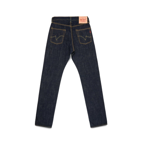 17oz Selvedge Denim Relaxed Tapered Cut Jeans IH888-N - Natural Indigo