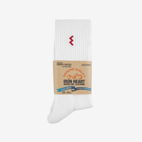 IRONHEART WORK BOOT SOCKS IH-030WHT