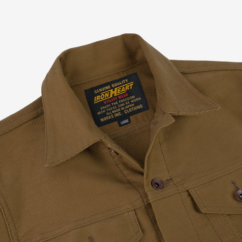 12oz Whipcord Type III Jacket IHJ 126 - Khaki