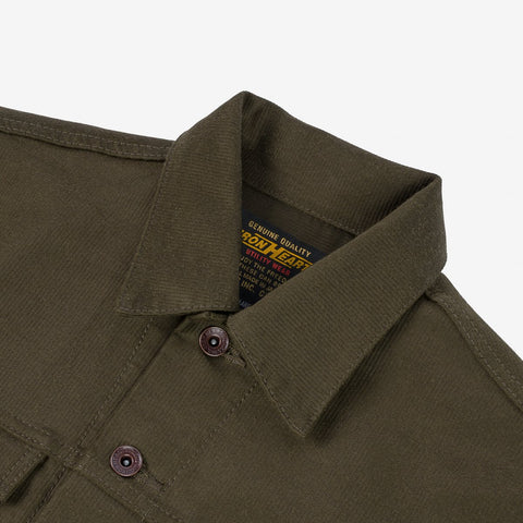 Jaket 12oz Whipcord Type III IHJ 126 - Hijau Drab Zaitun