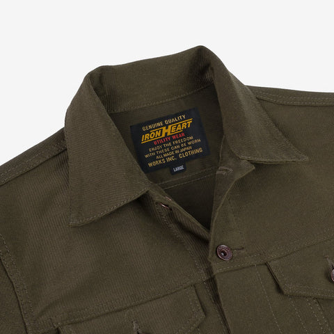 Jaket 12oz Whipcord Type III IHJ 126 - Hijau Drab Zaitun
