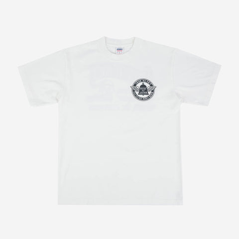 7.5oz Printed Loopwheel Crew Neck T-Shirt IH2301 White