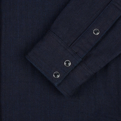 14oz Double Cloth Baju Barat IHSH 368 - Indigo
