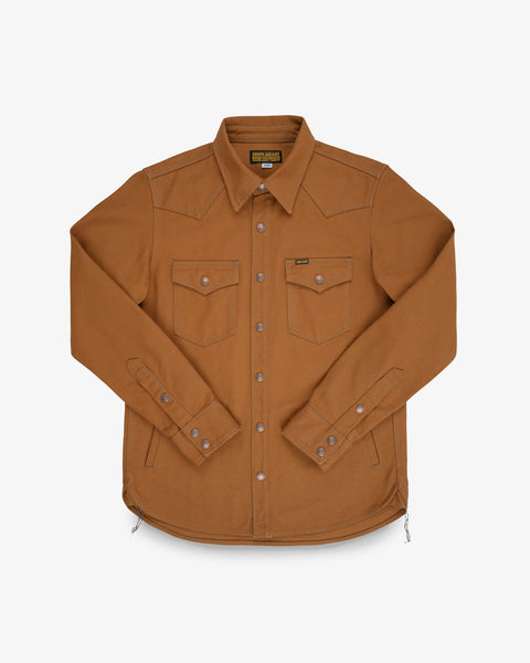 17oz Cotton Duck CPO Shirt IHSH-422 - Brown