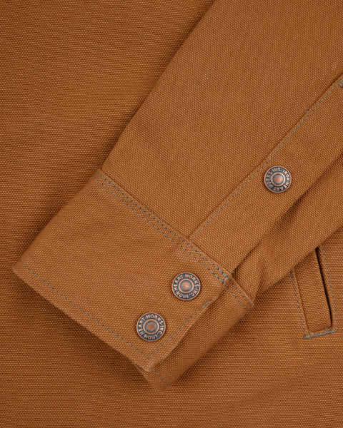 17oz Cotton Duck CPO Shirt IHSH-422 - Brown