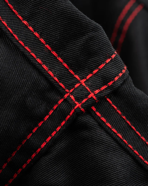 8oz Military Whipcord CPO Shirt IHSH-425-BLK - Black