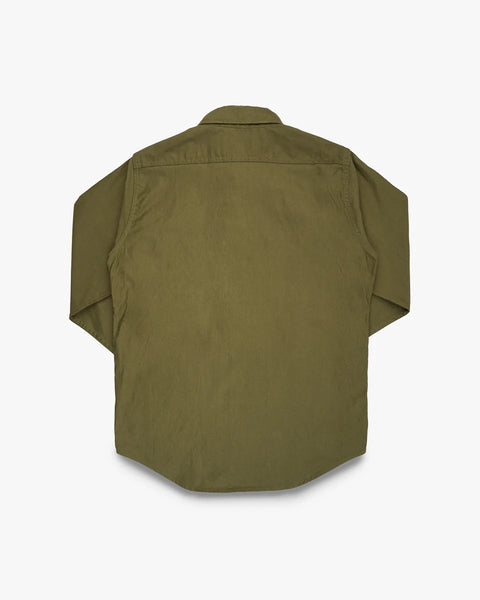 8oz Military Whipcord CPO Shirt IHSH-425-BLK - Olive