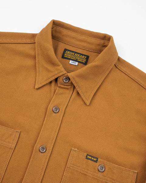 13oz Oxford Cloth Work Overshirt IHSH-423-CAM - Camel