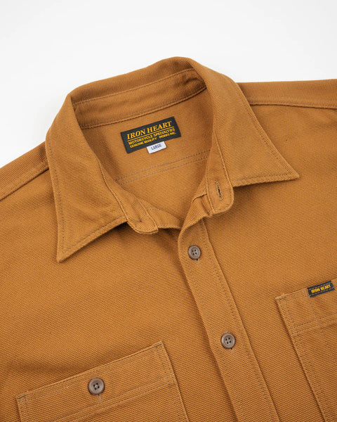 13oz Oxford Cloth Work Overshirt IHSH-423-CAM - Camel