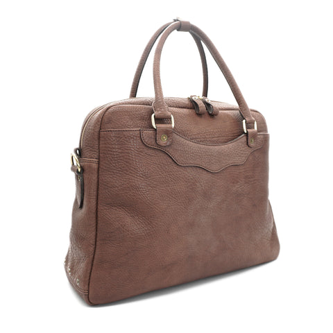 OGL 9981 Leather Zote Bag Sepia