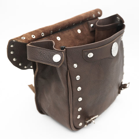 OGL 9981 MTO STUD MTC LEATHER BEG COKLAT