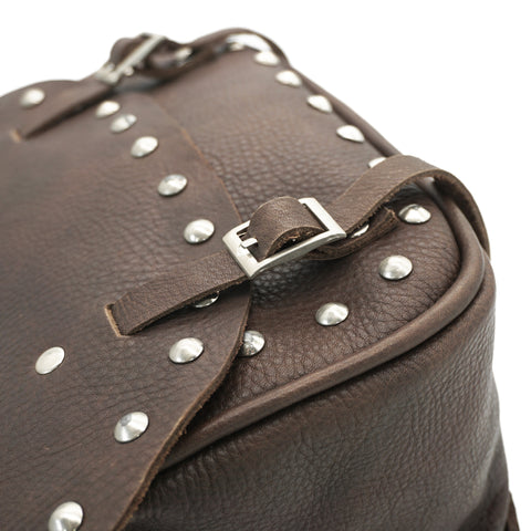 OGL 9981 MTO STUD MTC LEATHER BEG COKLAT