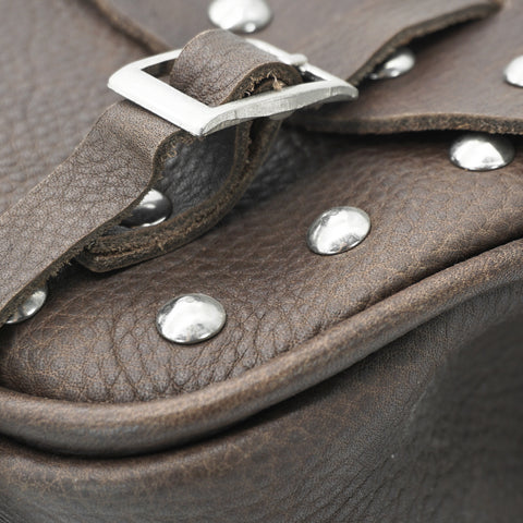 OGL 9981 MTO STUD MTC LEATHER BEG COKLAT