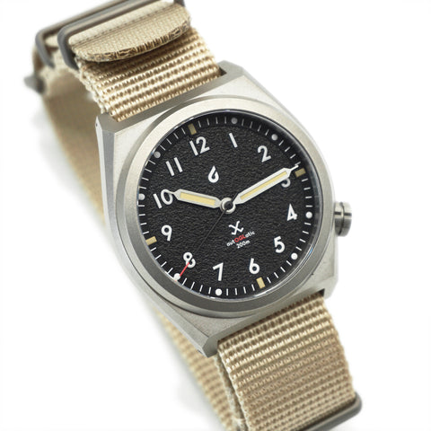 Obbi Good Label autOGLatic Field Watch in Khaki Zulu straps