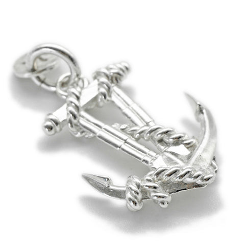 OGL X INDIGO INVITATIONAL STERLING SILVER ANCHOR PENDANT