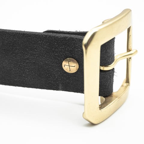 OGL Belt Single-Prong Rough-Out Garrison Belt Black