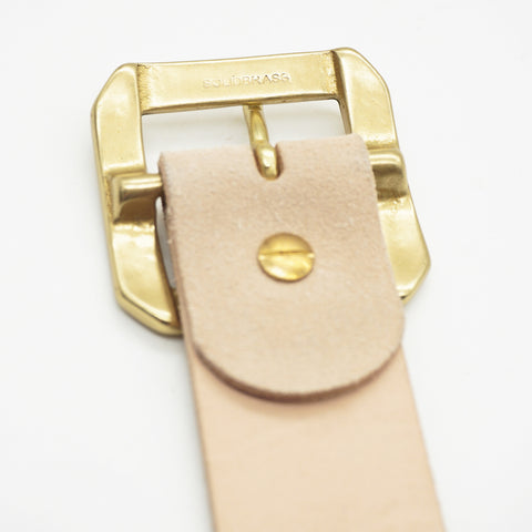 OGL Belt Single-Prong Rough-Out Garrison Belt Natural
