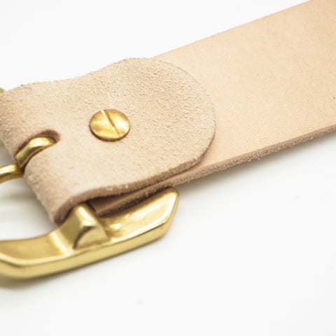 OGL Belt Single-Prong Rough-Out Garrison Belt Natural